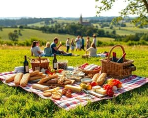 Was gehört zu einem typisch französischen Picknick?