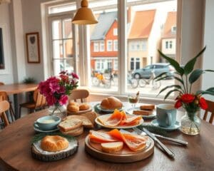 Was gehört zu einem typischen Brunch in Dänemark?