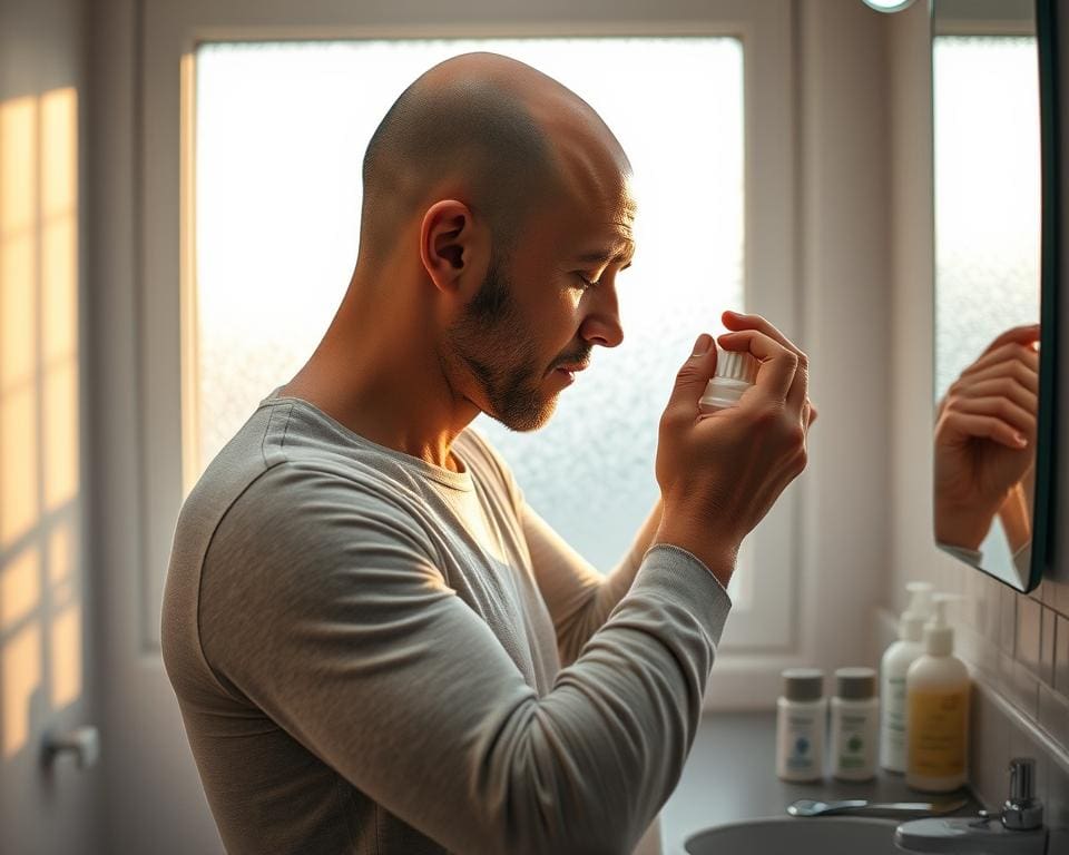 Was hilft bei empfindlicher Glatze?