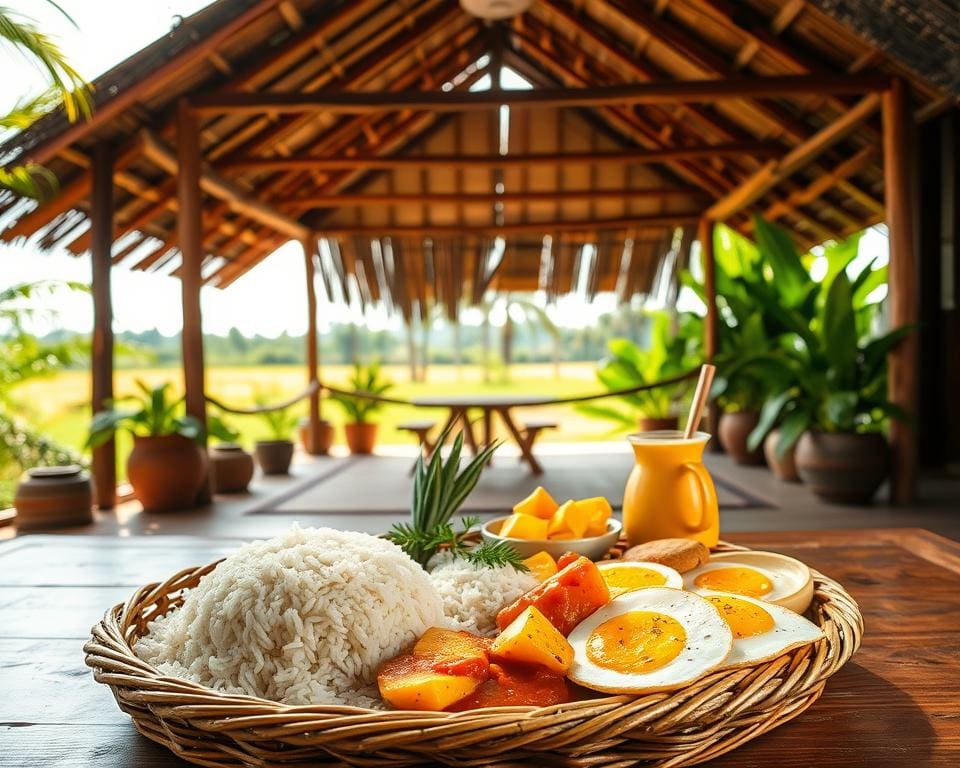 Was isst man in Laos zum Frühstück?