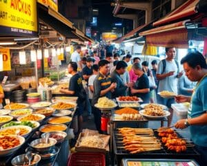 Was isst man in Malaysia an Straßenständen?