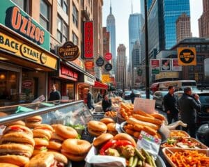 Was sind beliebte Mittagessen in New York?