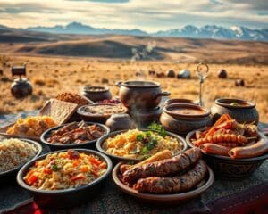 Was sind traditionelle Speisen in Kasachstan?