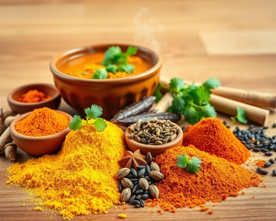 Welche Gewürze sind typisch für indische Currys?