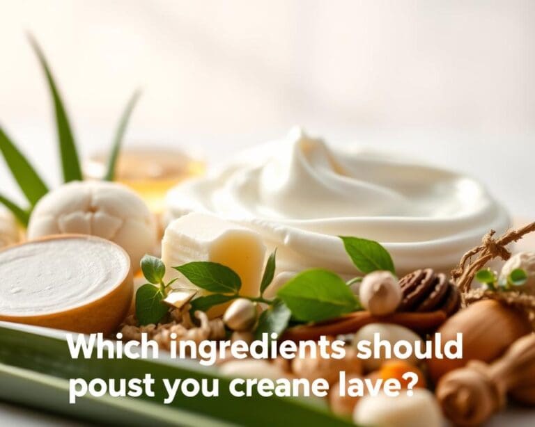 Welche Inhaltsstoffe sollte deine Creme haben?