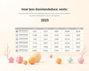 Welche Steuerfreibeträge gibt es 2025