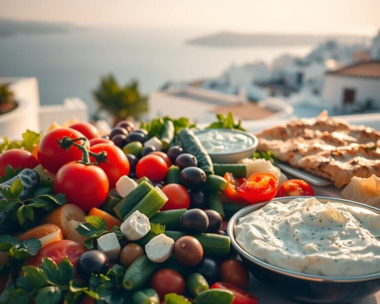 Welche vegetarischen Gerichte bietet die griechische Küche?