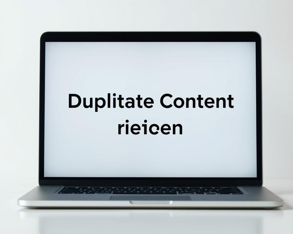 Wie erkennt man Duplicate Content bei SEO?