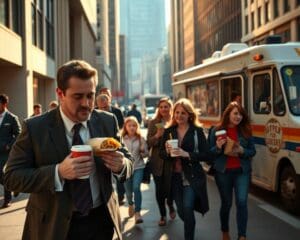 Wie essen Amerikaner ihr Frühstück unterwegs?