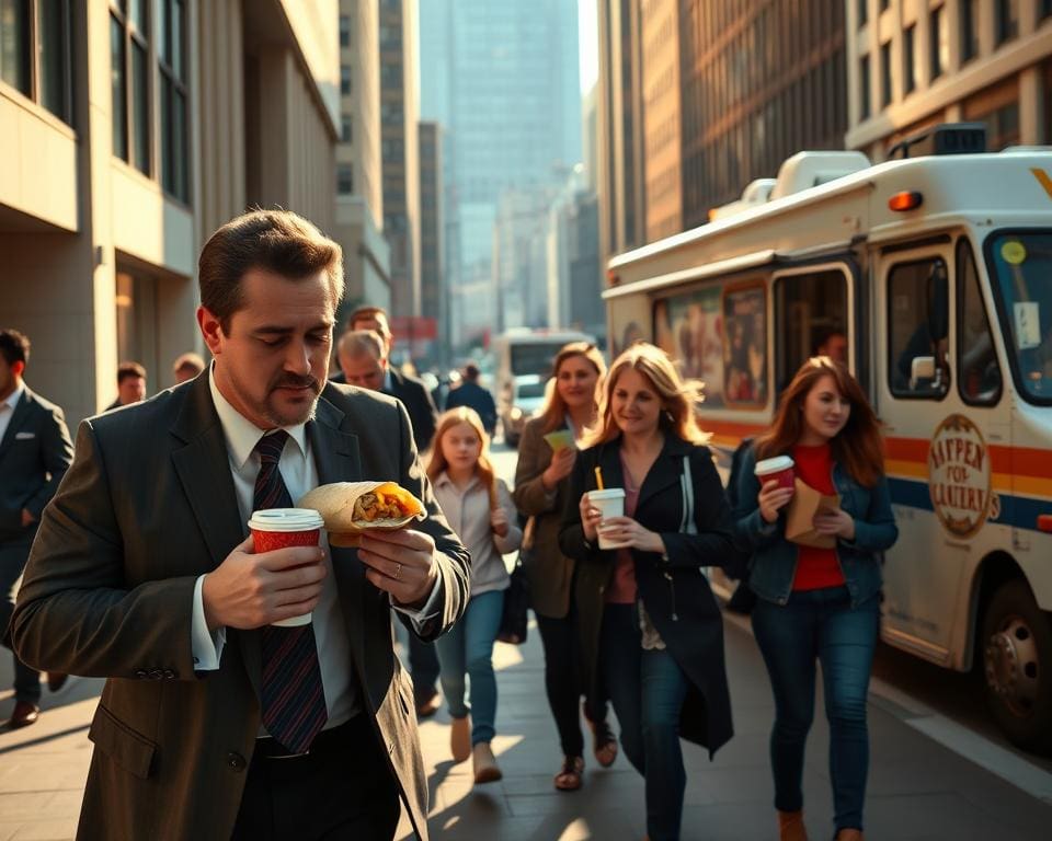Wie essen Amerikaner ihr Frühstück unterwegs?