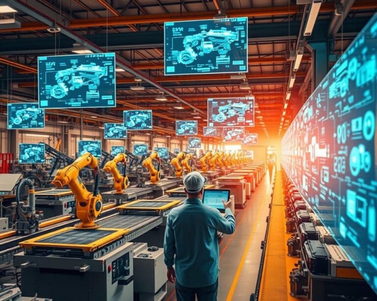 Wie funktionieren digitale Zwillinge in Fabriken?