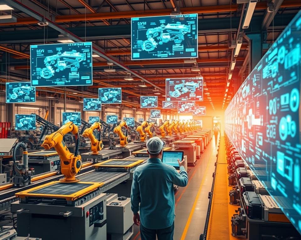 Wie funktionieren digitale Zwillinge in Fabriken?