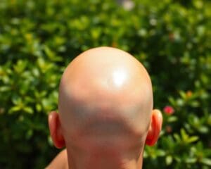 Wie pflegst du deine Glatze im Sommer?