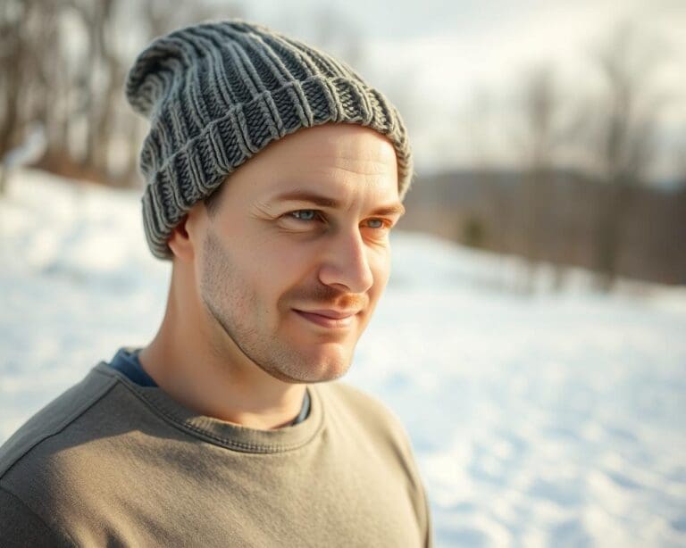 Wie schützt du deine Glatze im Winter?