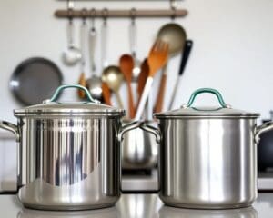 Wie unterscheiden sich Edelstahl und Aluminiumtöpfe?