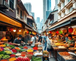 Wie vielfältig ist die Küche in Singapur?
