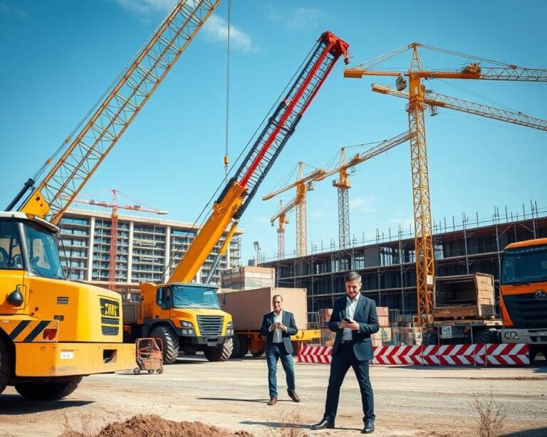 Wie arbeitet ein Baustellenlogistiker?