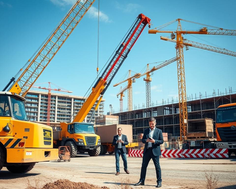 Wie arbeitet ein Baustellenlogistiker?