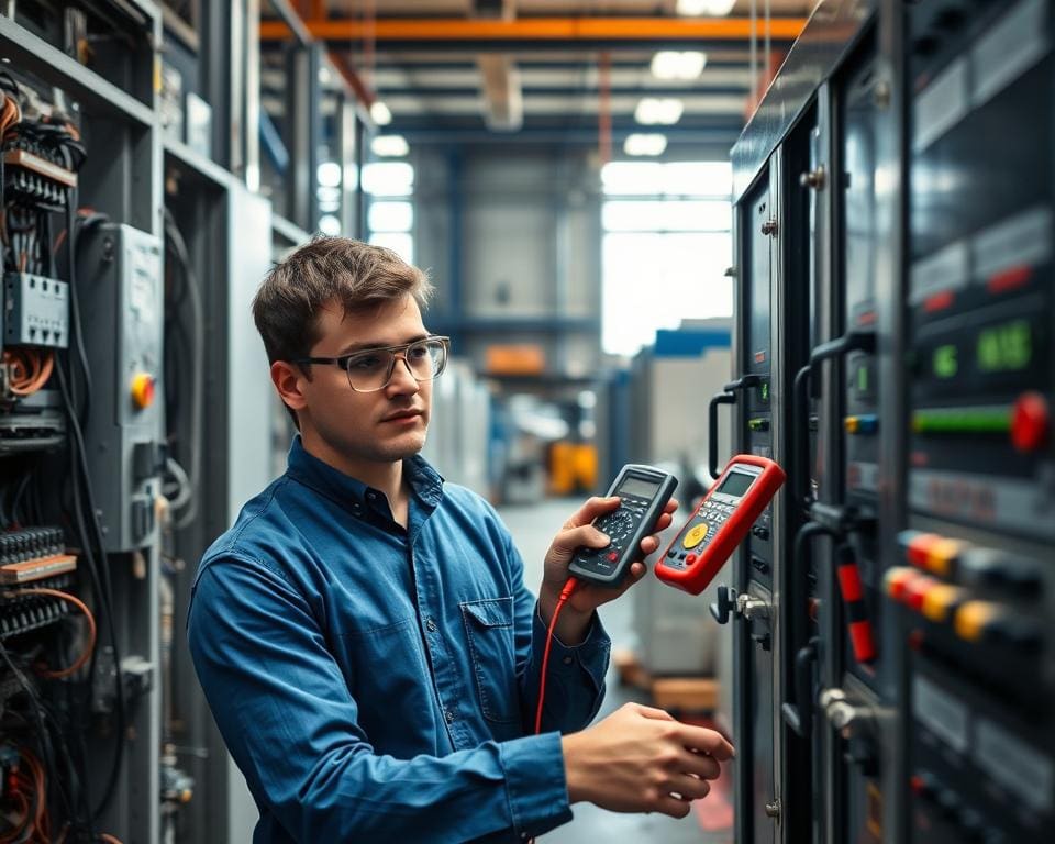 Wie arbeitet ein Industrieelektroniker?