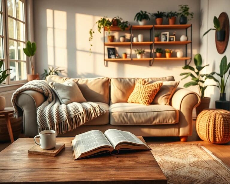 Wie richtet man ein gemütliches Wohnzimmer ein?