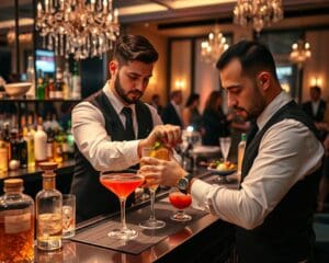 Wie unterstützt ein Barkeeper exklusive Eventgetränke?
