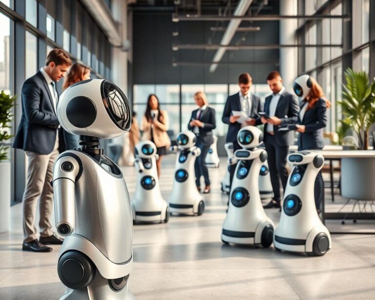 Was leisten Roboter in Servicebereichen?