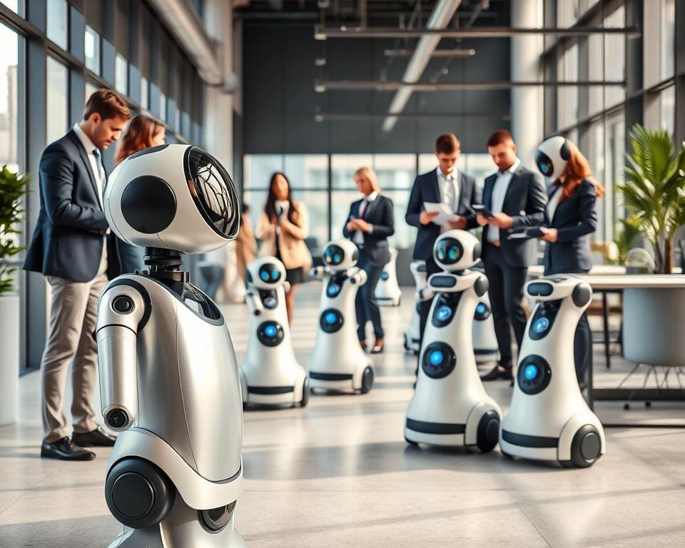 Was leisten Roboter in Servicebereichen?