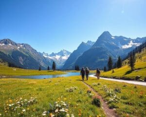 Wie erlebt man die Alpenregion im Sommer?