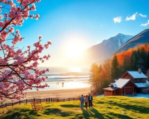 Wie findet man passende Reiseziele für jede Jahreszeit?