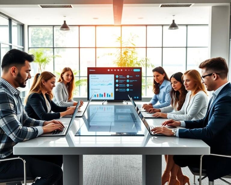 Wie unterstützen digitale Tools Materialfluss?