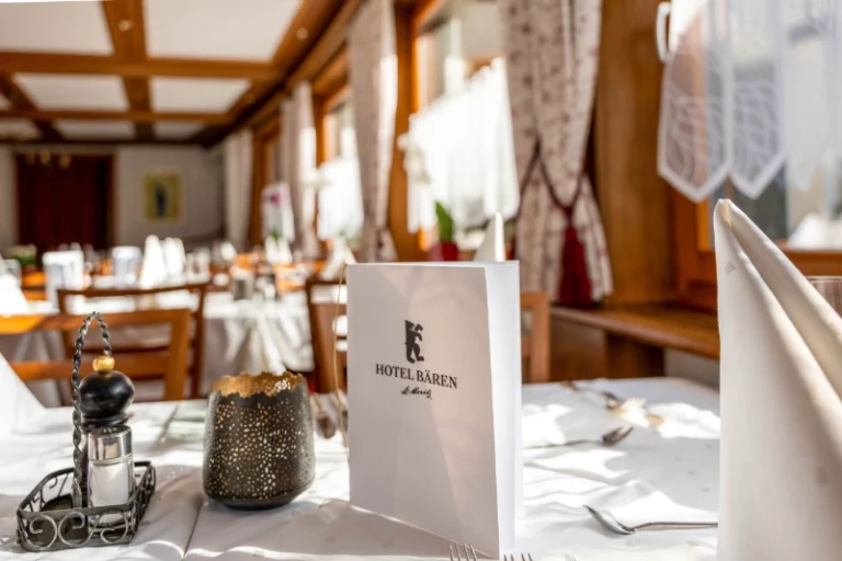 Hotel Baren in St Mortiz Restaurant
