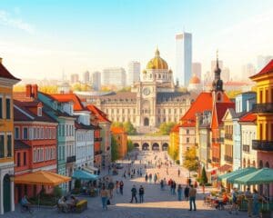 Welche Orte prägen Warschau?