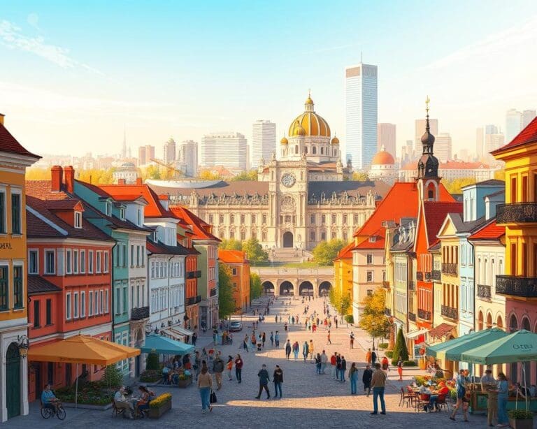 Welche Orte prägen Warschau?