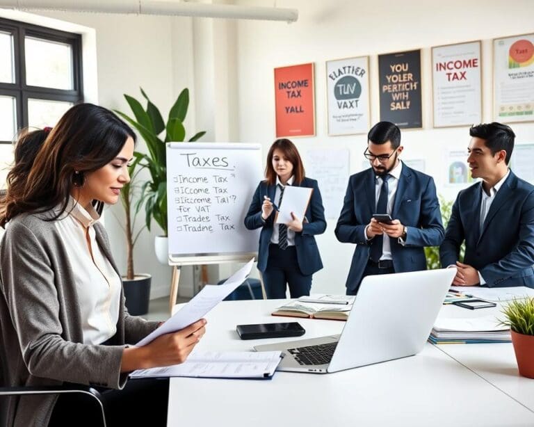 Welche Steuerarten betreffen Selbstständige?