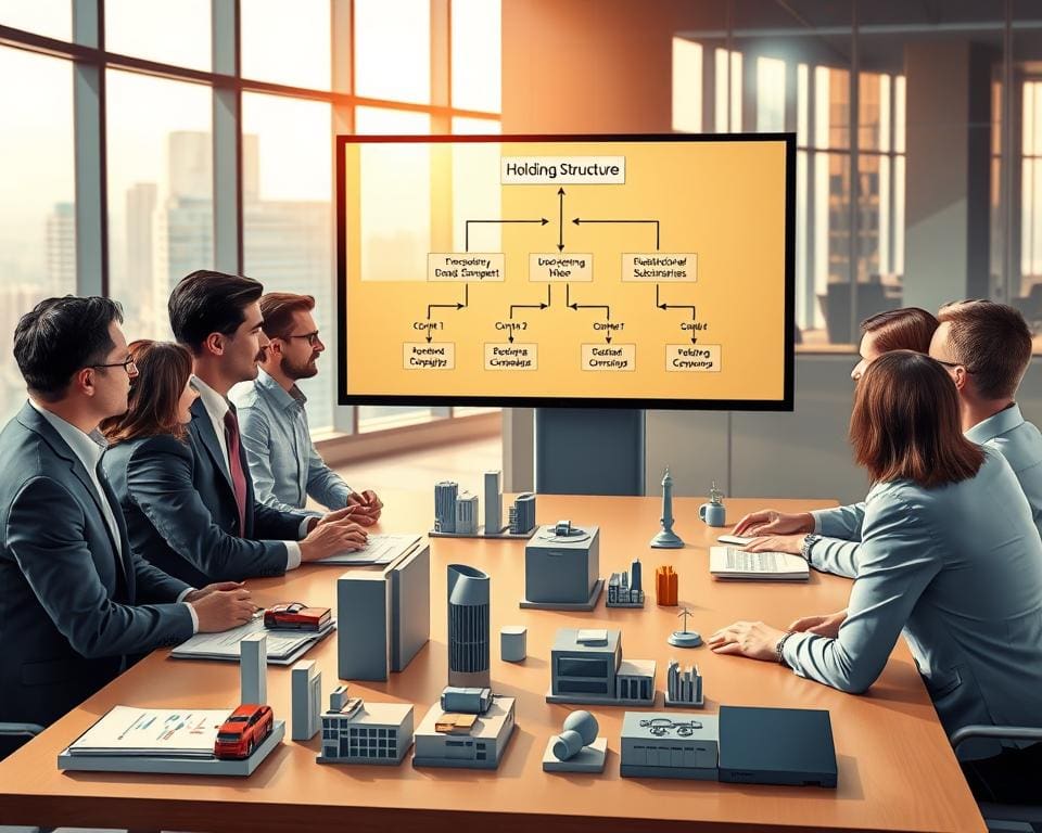 Wie funktioniert eine Holding-Struktur?